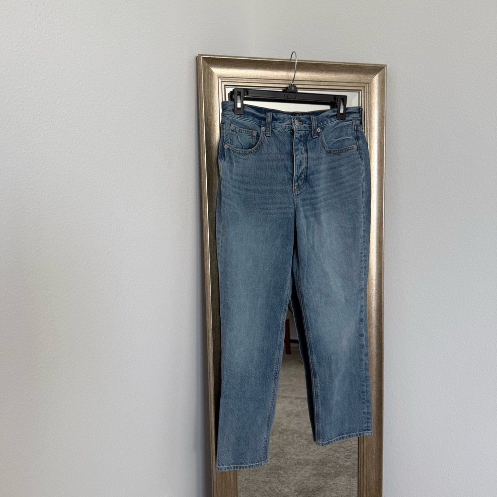 J. Crew High Rise Straight Jeans Premium Edition